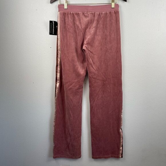 NWT Eyeshadow Mauve Velour Style Sweatpants Size S - Picture 6 of 8